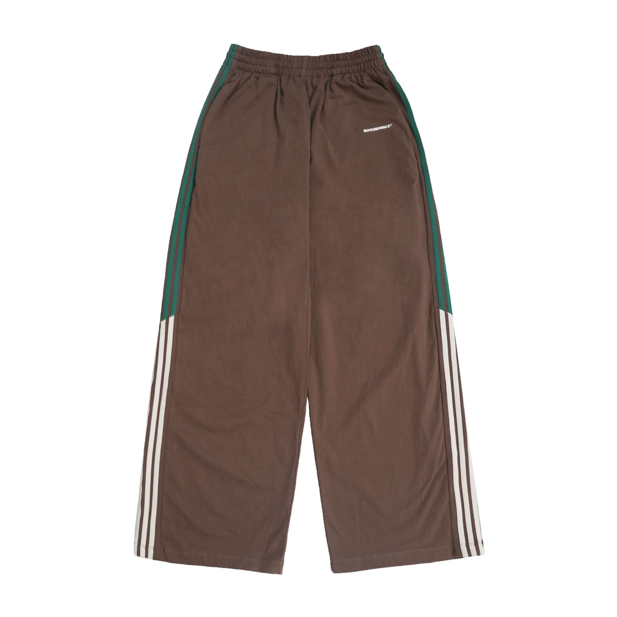 MASONPRINCE Contrast Stripe Straight-Leg Sweatpants