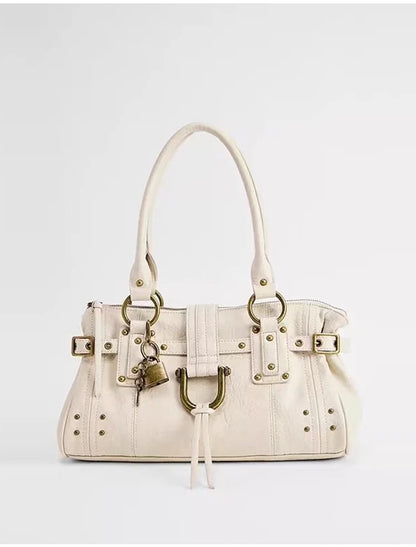 Vintage Studded Tote Bag detail 2