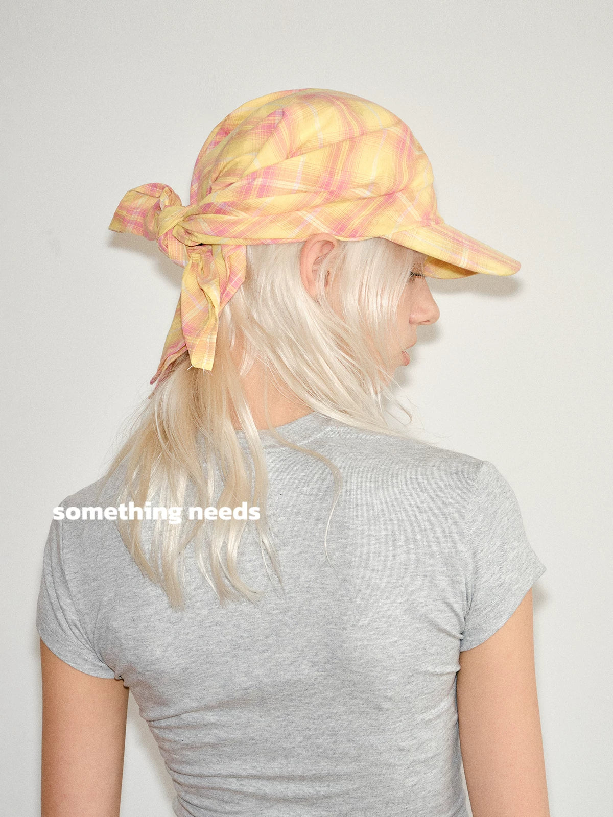 Plaid Bandana Cap for Women and Men, Adjustable Checkered Baseball Hat, Fashion Streetwear Headscarf, Casual Hip Hop Accessory