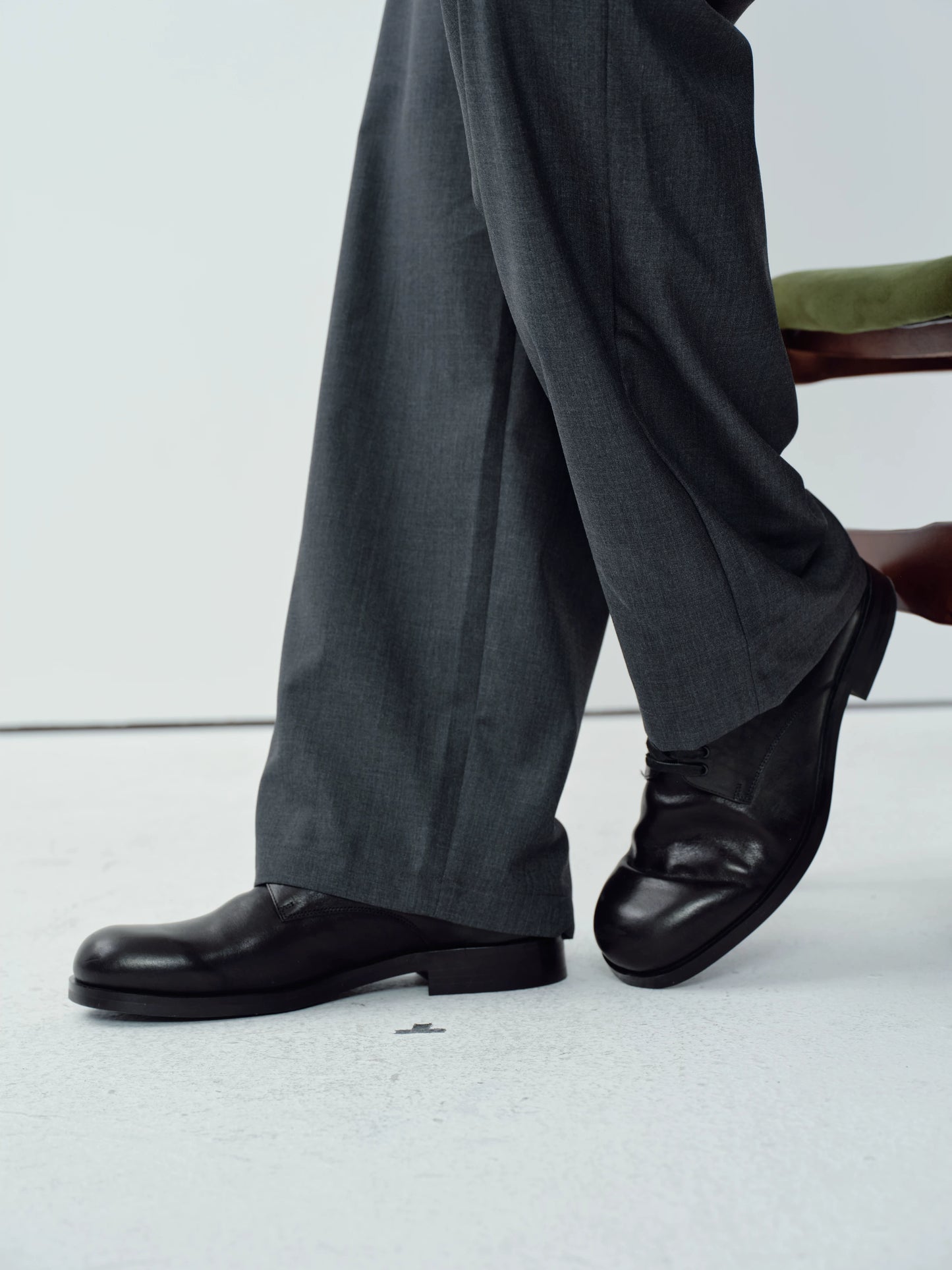 Wizard Square-Toe Derby Shoes