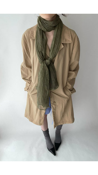 Olive Green Textured Scarf product photo