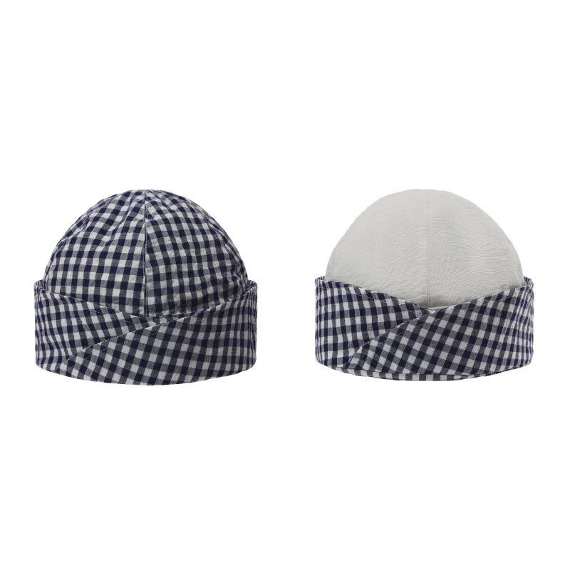 Reversible Gingham Bucket Hat