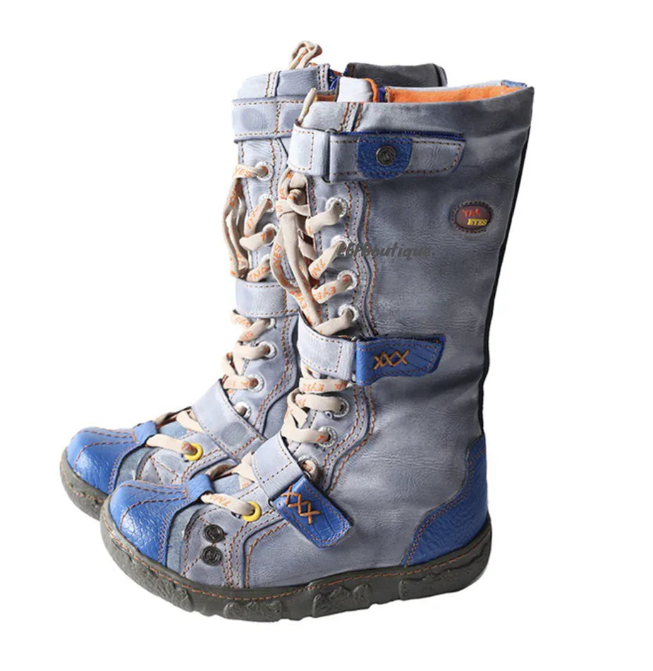 Lace Up Snow Boots