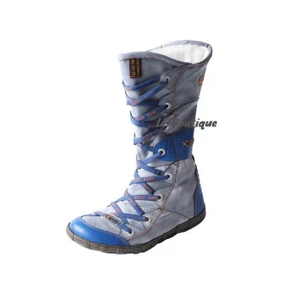 Lace Up Snow Boots