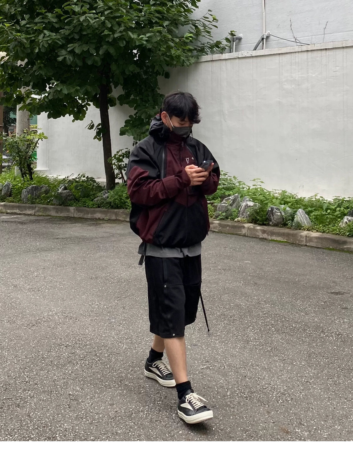 Color Block Hooded Utility Jacket product photo