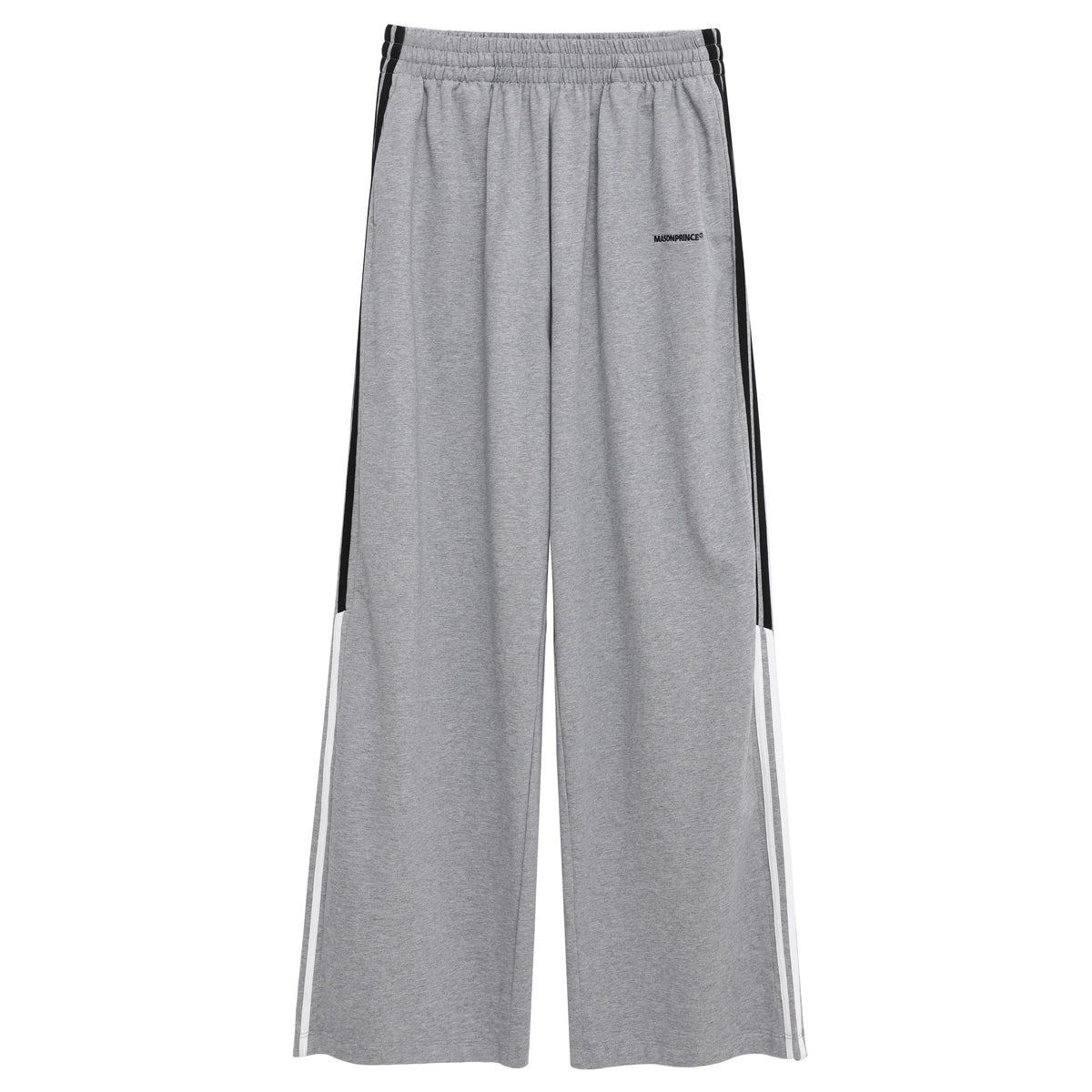 MASONPRINCE Contrast Stripe Straight-Leg Sweatpants
