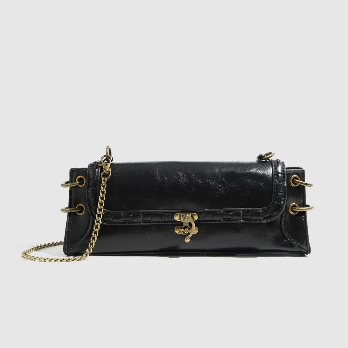 Antique Chain Lock Crossbody Bag product photo