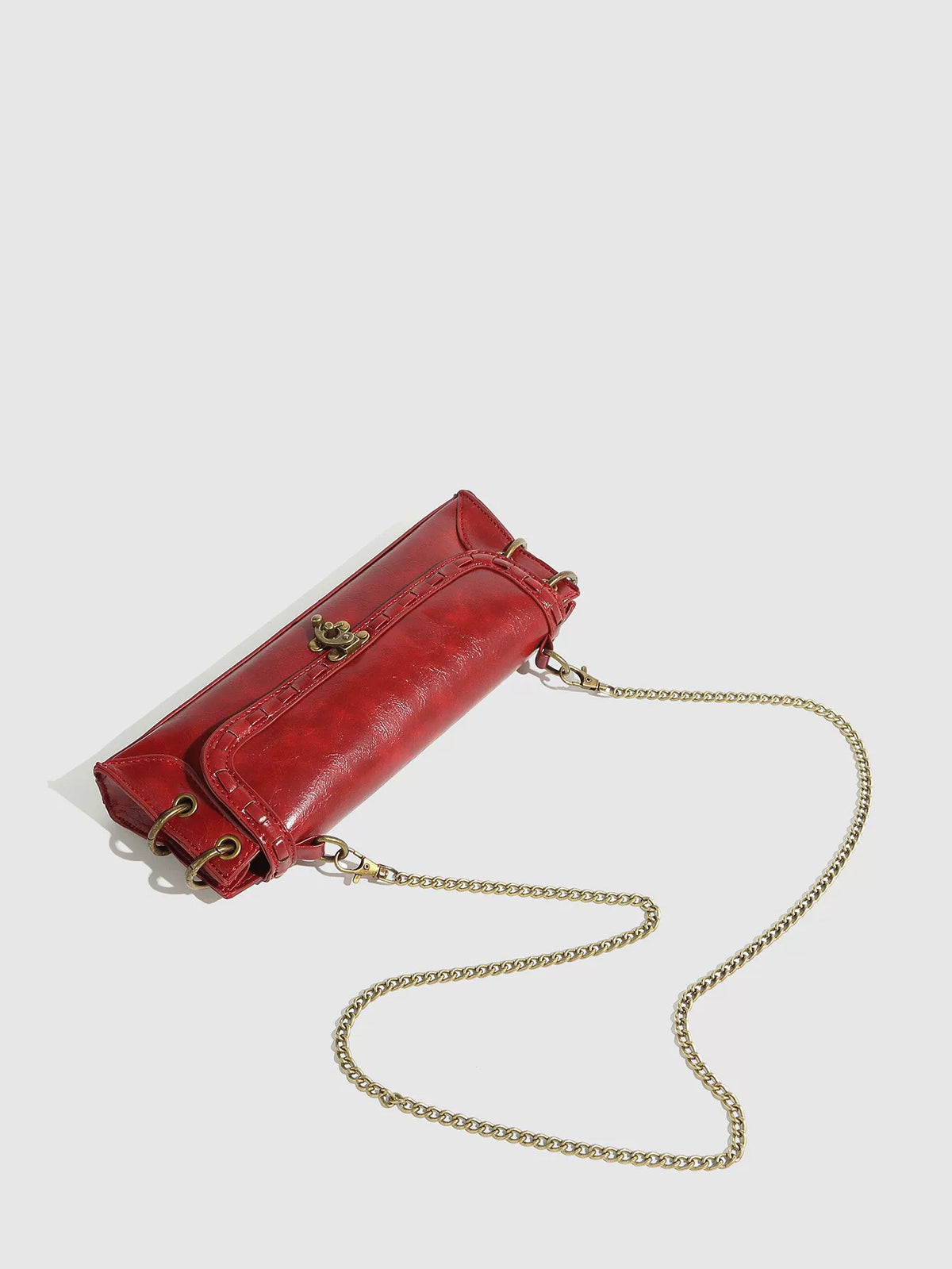 Antique Chain Lock Crossbody Bag product photo