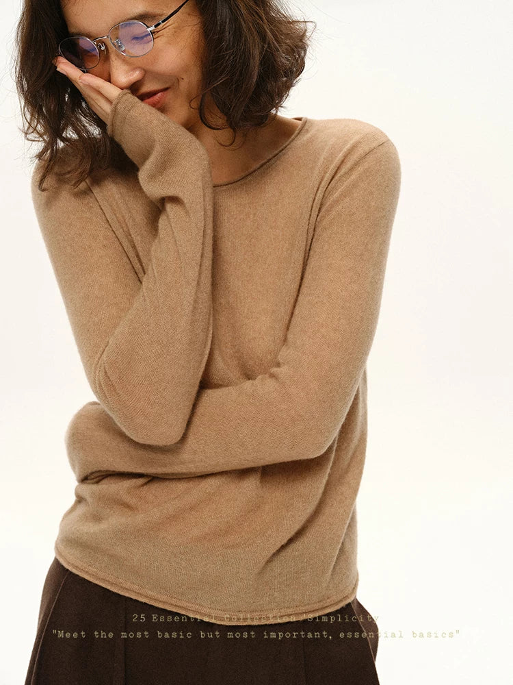 Wool & Alpaca Crew Neck Sweater