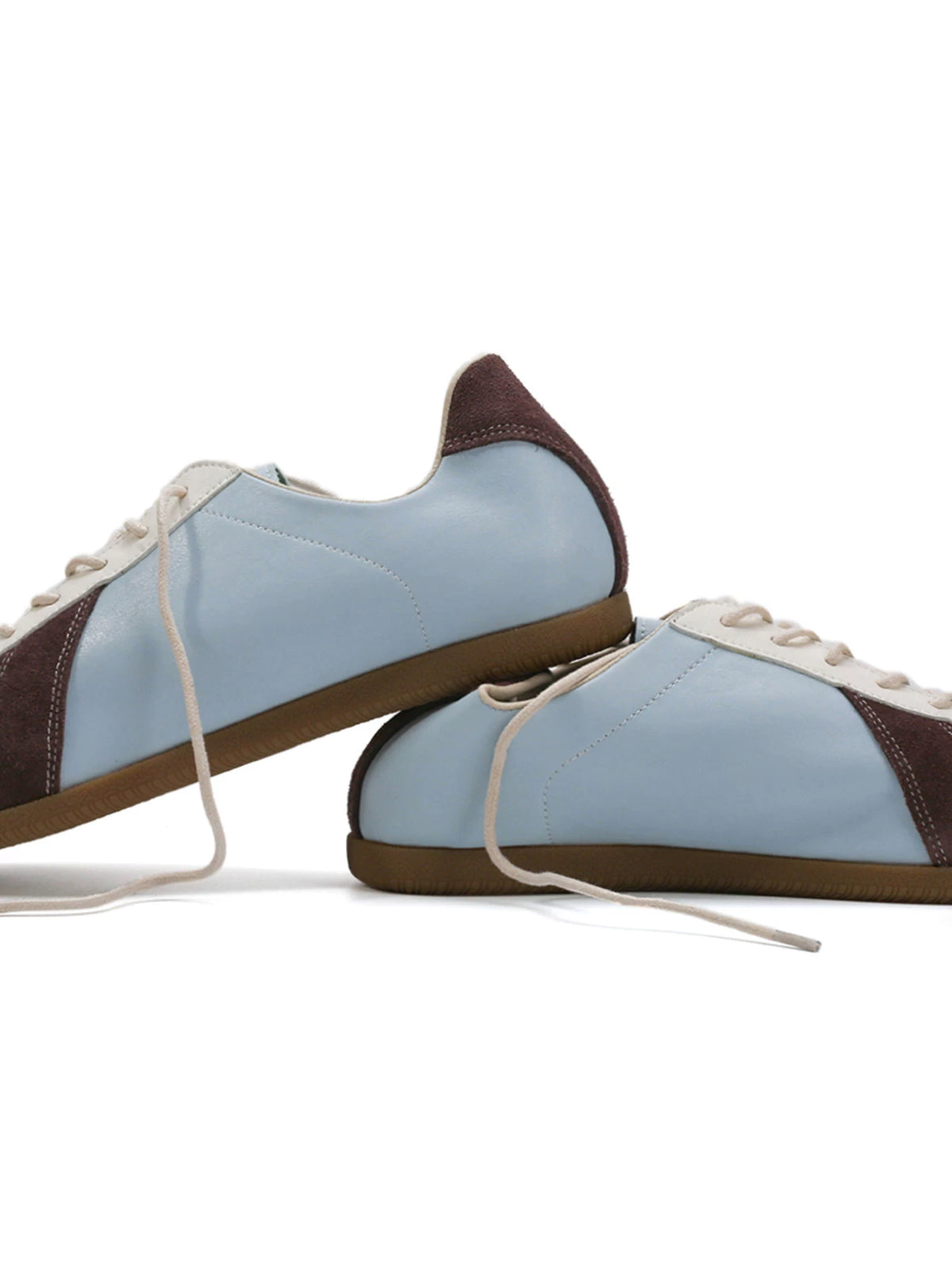 Cloudine Waxed Leather Low-Profile Trainer Sneakers