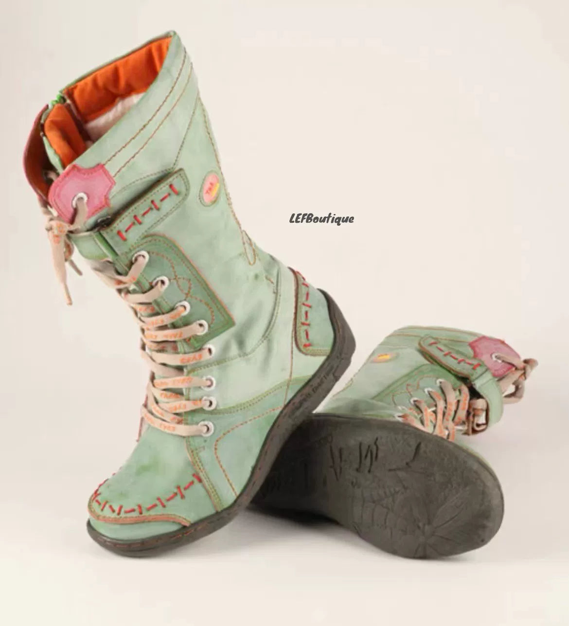 Lace Up Snow Boots