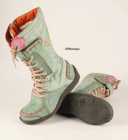 Lace Up Snow Boots