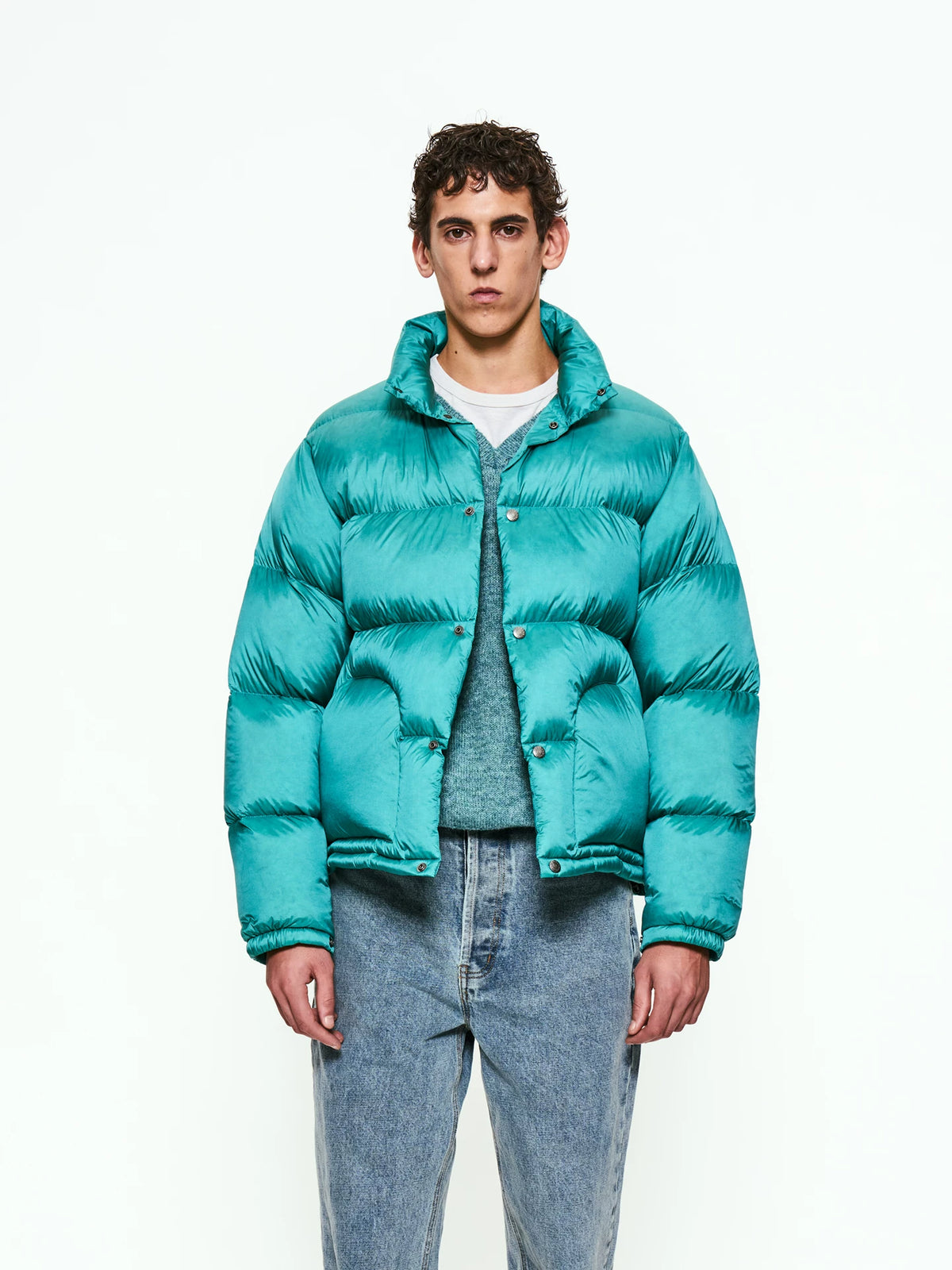 Partimento Lightweight Duck-Down Stand-Collar Jacket