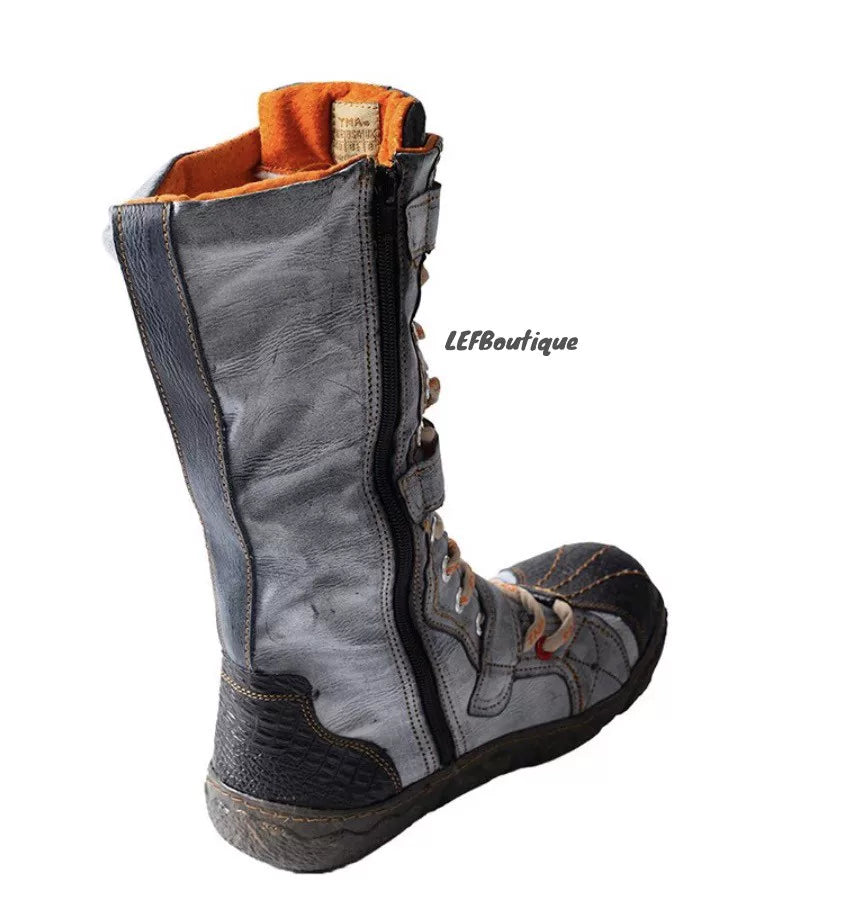 Lace Up Snow Boots