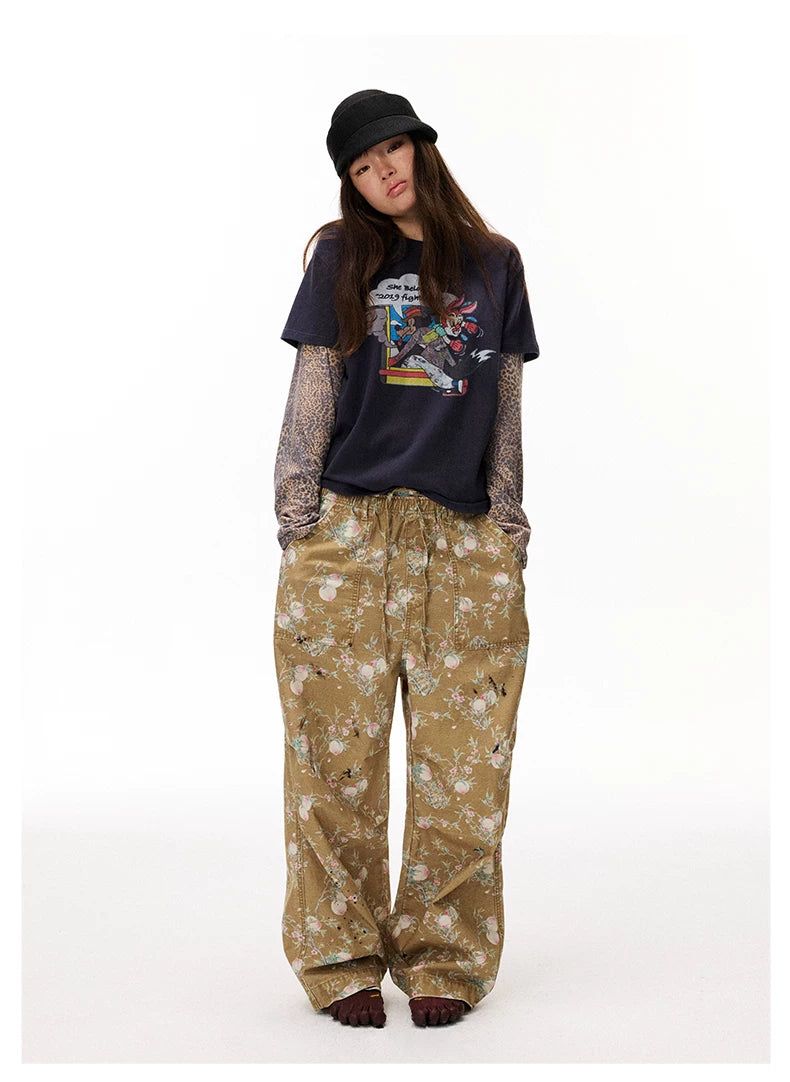 Layered Graphic Long Sleeve T-Shirt