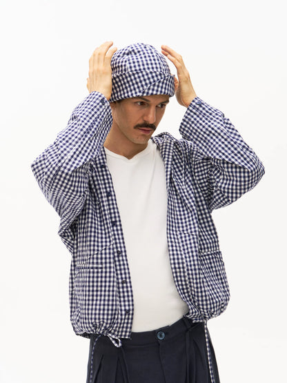 Reversible Gingham Bucket Hat