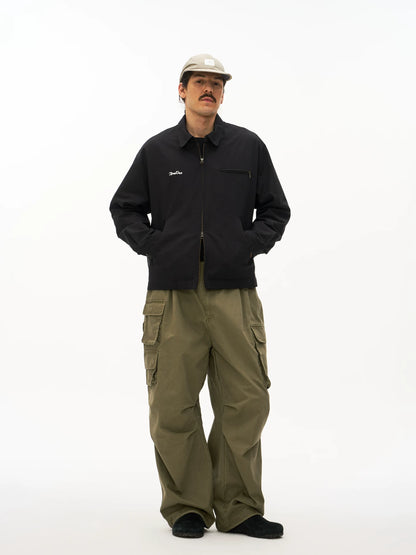 Washed Multi-Pocket Cargo Pants product view