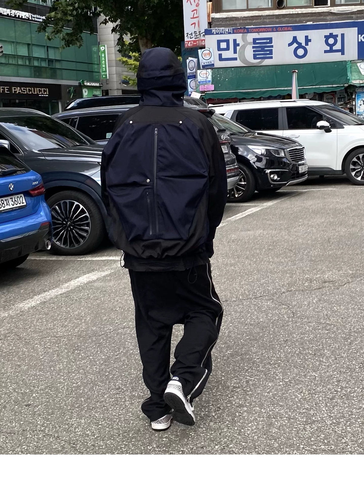 Color Block Hooded Utility Jacket product photo