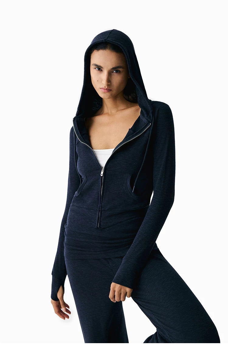 Hooded Zip Jacket and Jogger Set