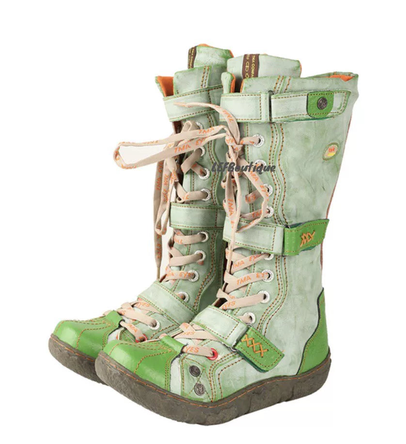 Lace Up Snow Boots