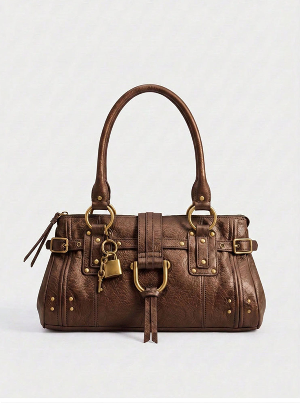 Vintage Studded Tote Bag - view 11