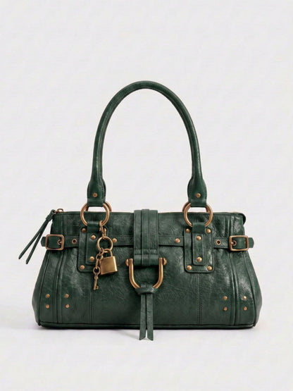 Vintage Studded Tote Bag - view 12