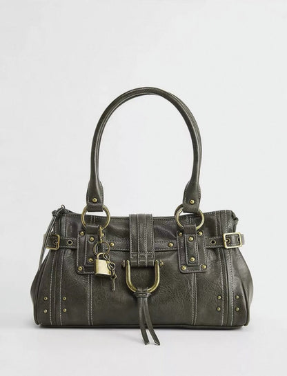 Vintage Studded Tote Bag - view 15