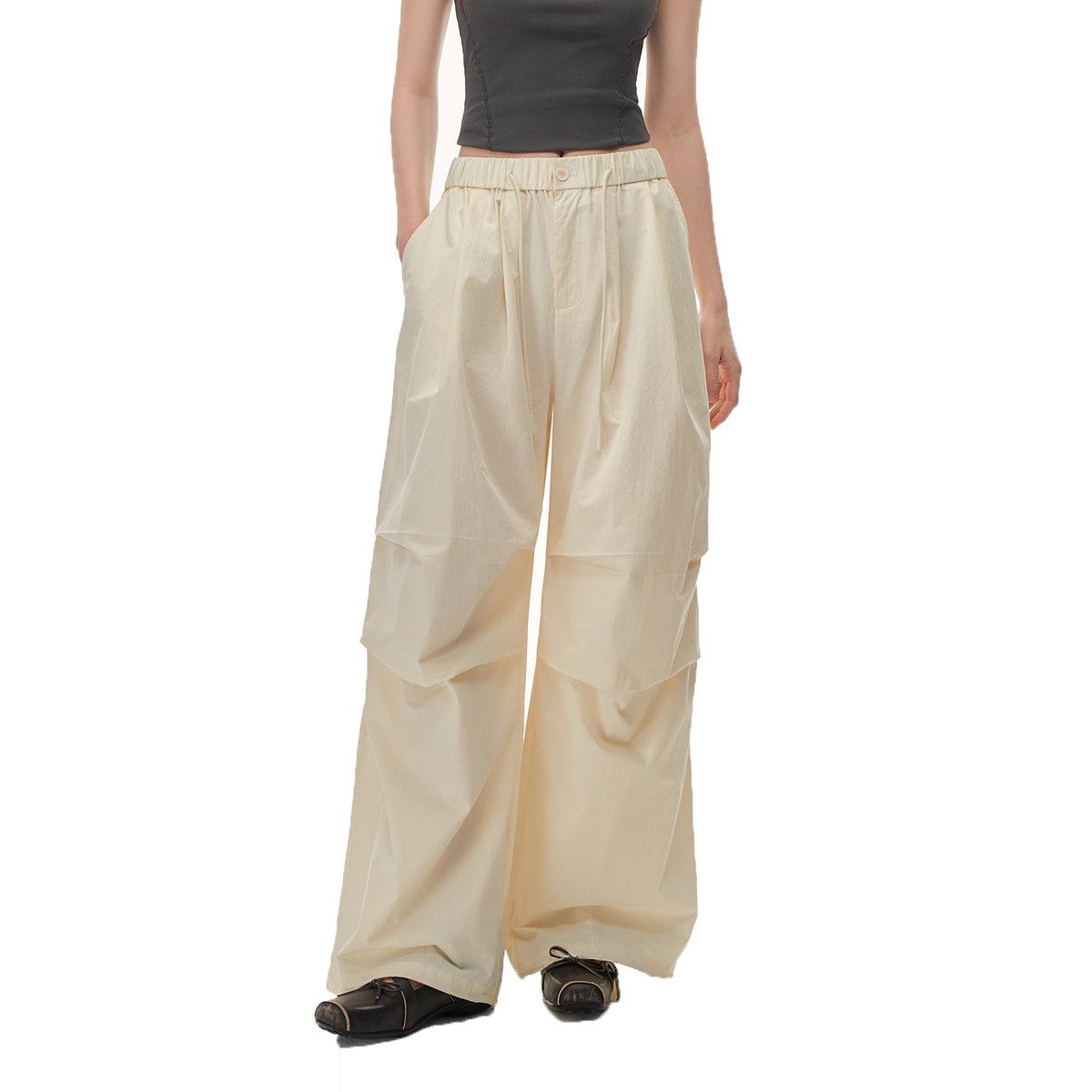 Airy Cargo Parachute Pants - view 1