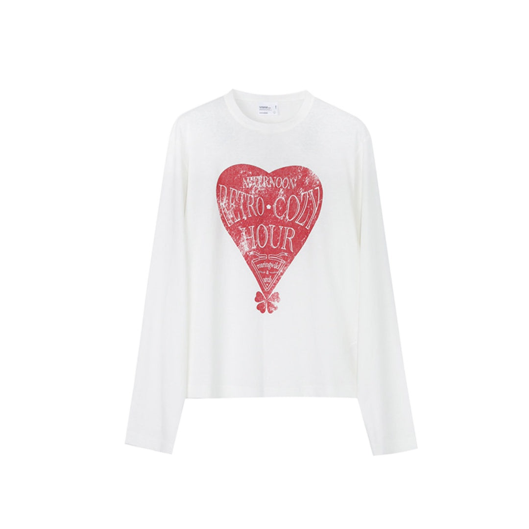Printed Couple Matching Long Sleeve T-Shirt