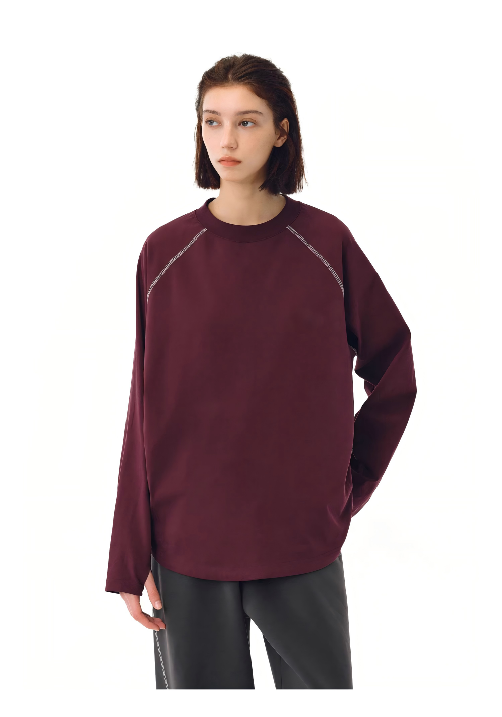 Long Sleeve Shirt — model wearing the shirt
