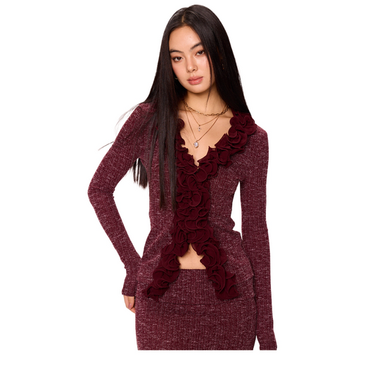 Knit Top & Bodycon Skirt Set