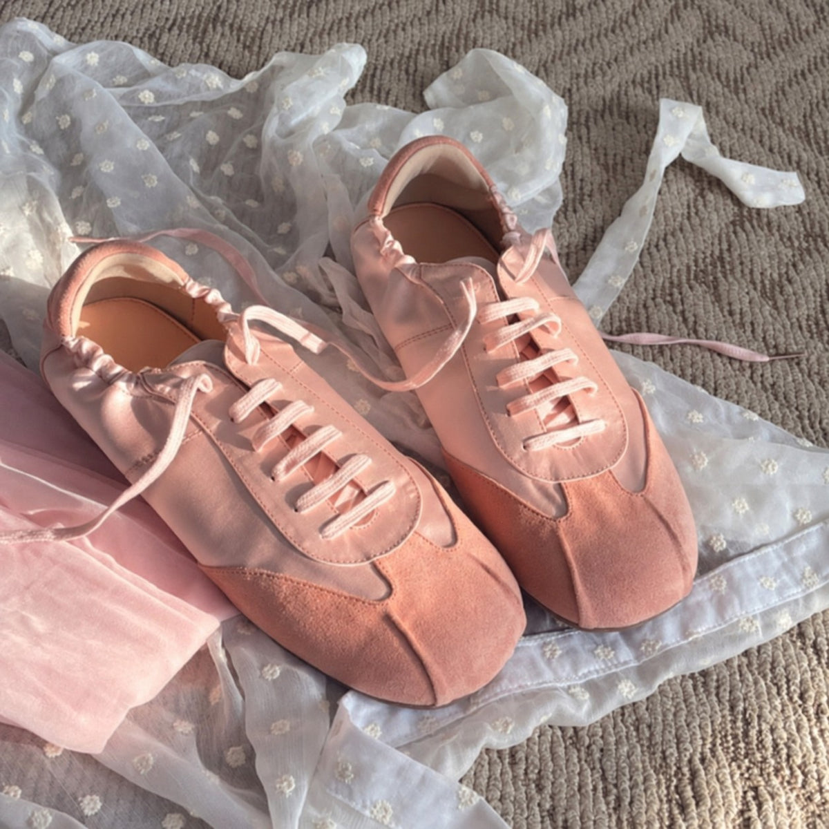Ballet Style German Trainer Sneakers - view 15