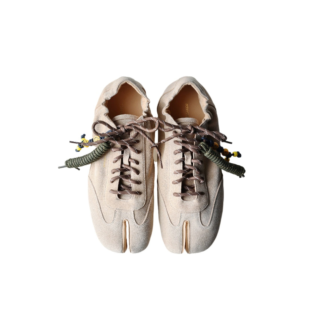 Khaki Tabi Split-Toe Sneakers