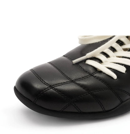 Black Low-Profile Trainer Sneakers