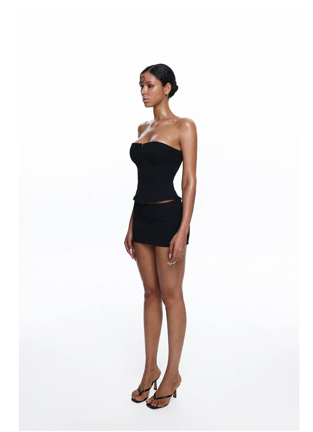 Blazer Skirt Bustier Set