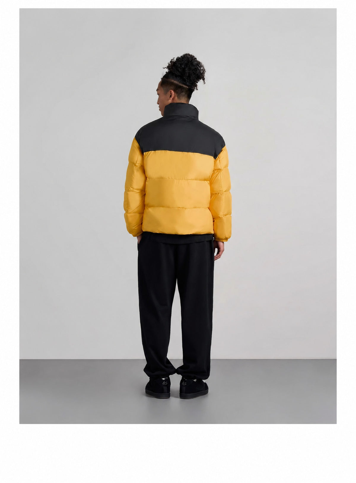 Colorblock Stand-Collar Padded Jacket - view 5