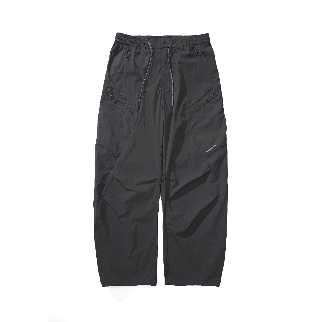 Unisex Water-Repellent Multi-Pocket Drawstring Utility Pants