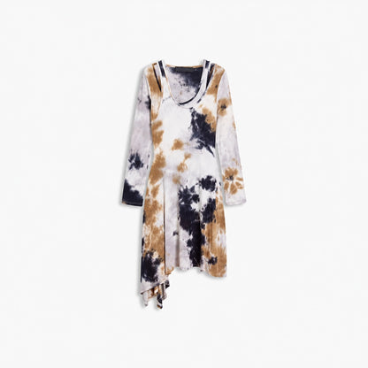 Hand-Dyed Mottled Maxi Dress - view 1