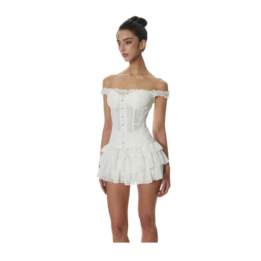 Corset Top with Tiered Dress