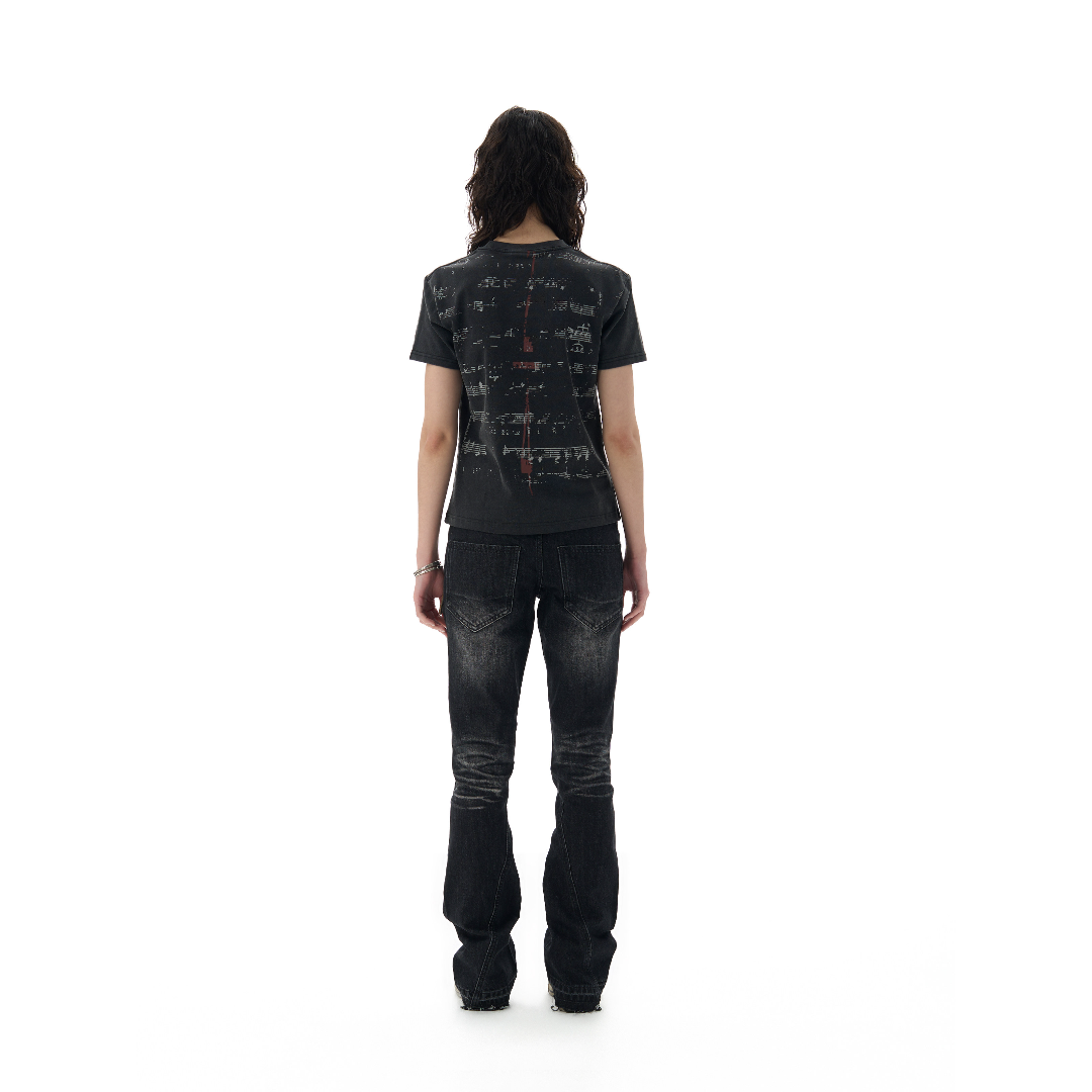 Musical Score Graphic Tee