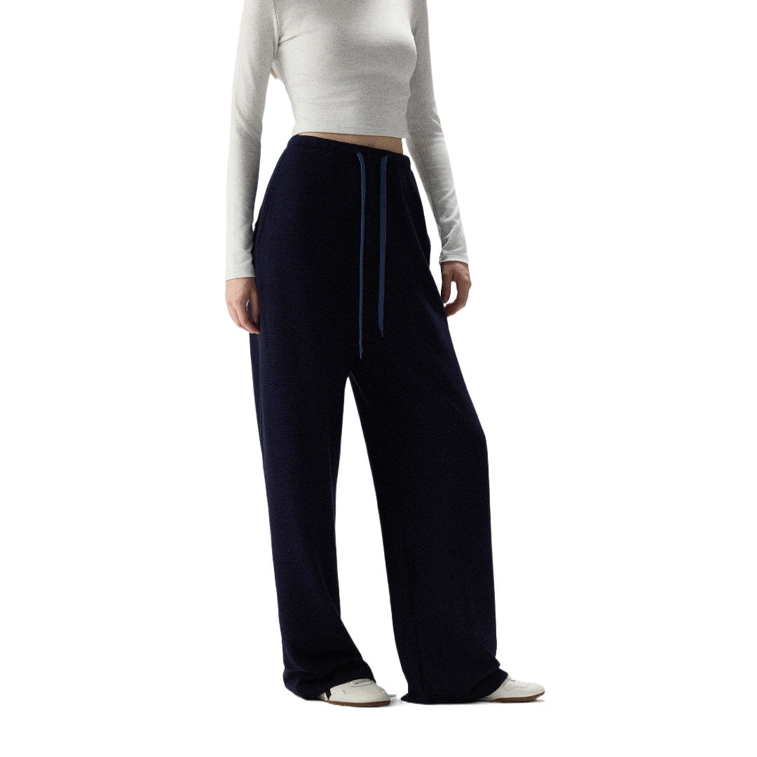 Retro High Waist Wide Leg Sweatpants