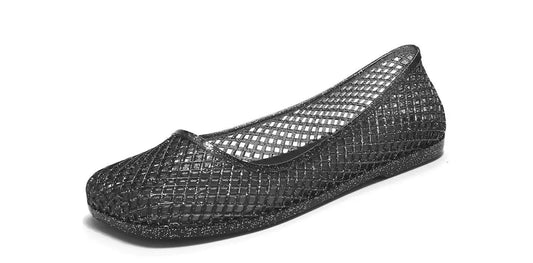black single slipper