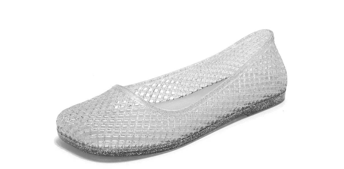 silver single slipper