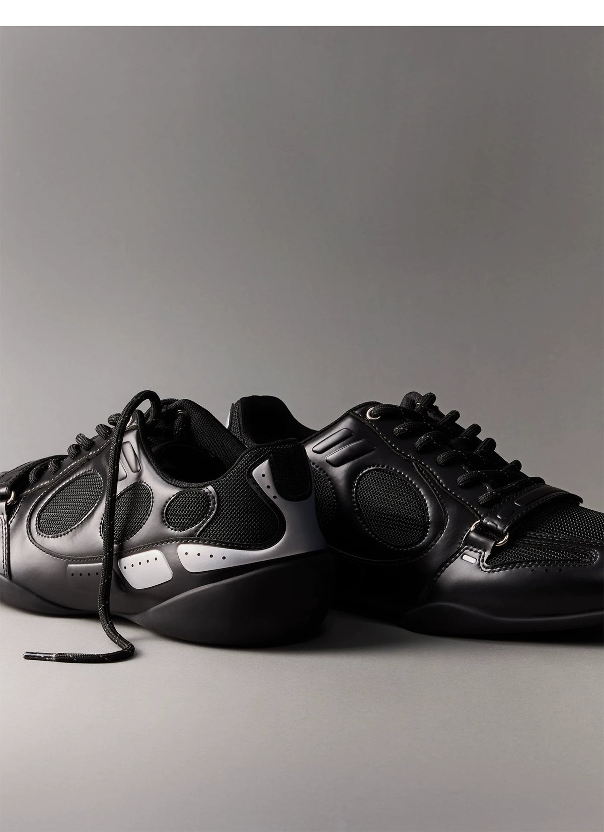 Color-Block Velcro Casual Sneakers