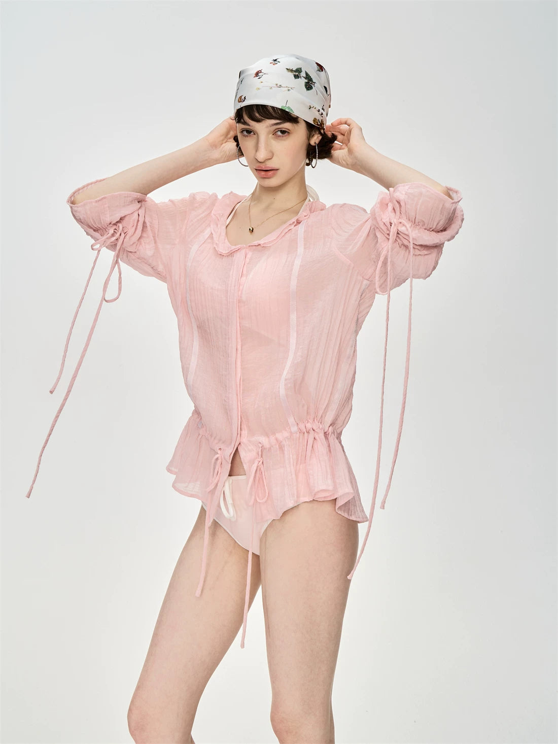Contrast Binding Bra