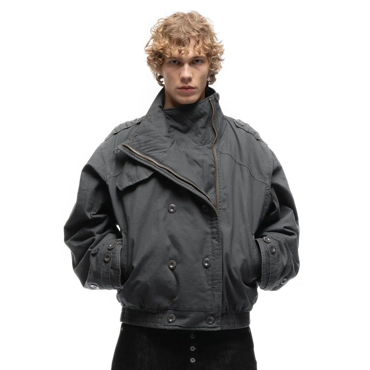Cropped Parka Jacket