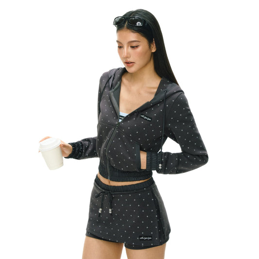 Polka Dot Hoodie Set