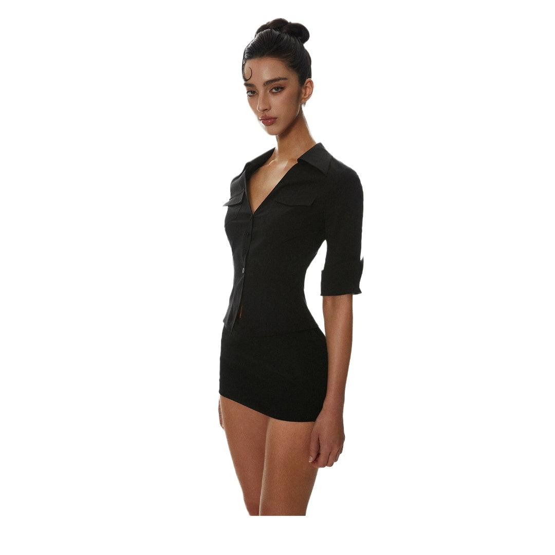 V-Neck Siren Co-ord Set