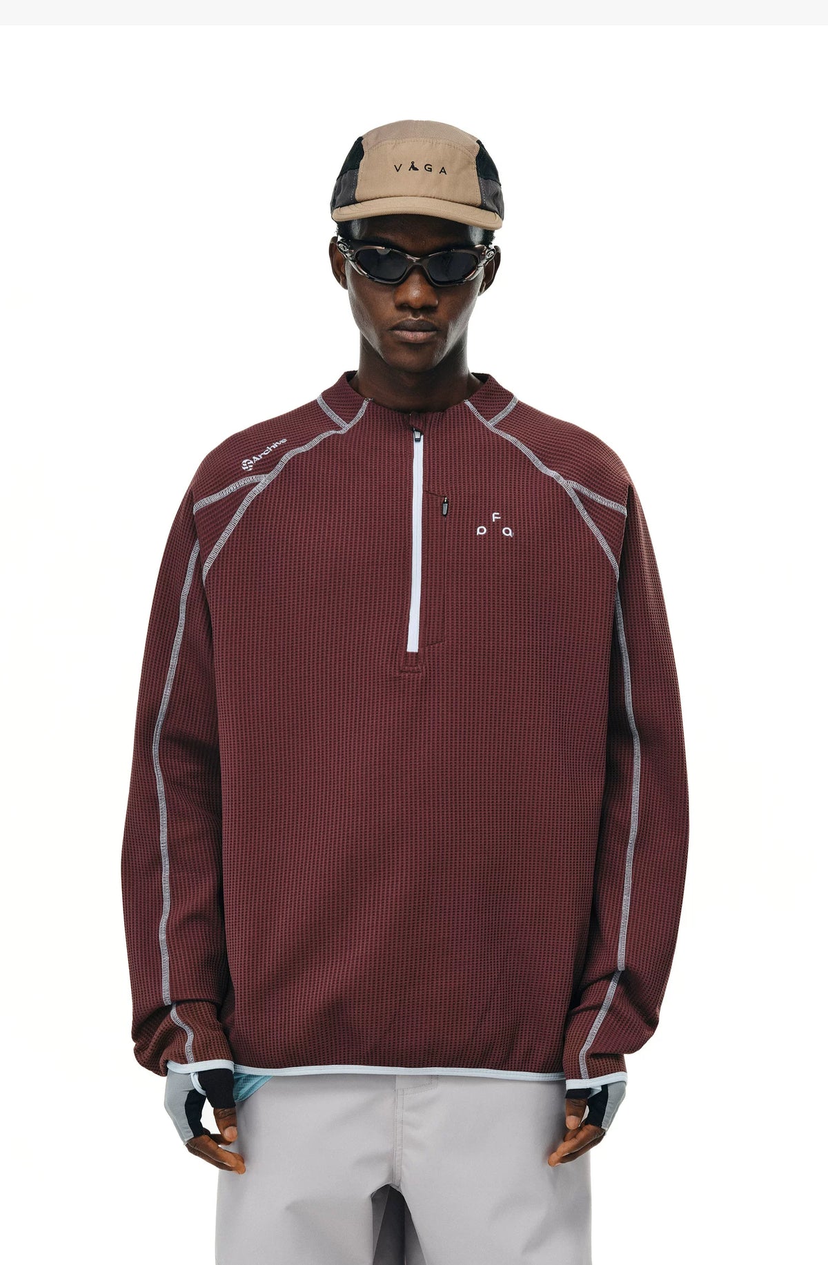 UPF 50+ Sun Protection Top — model wearing the top