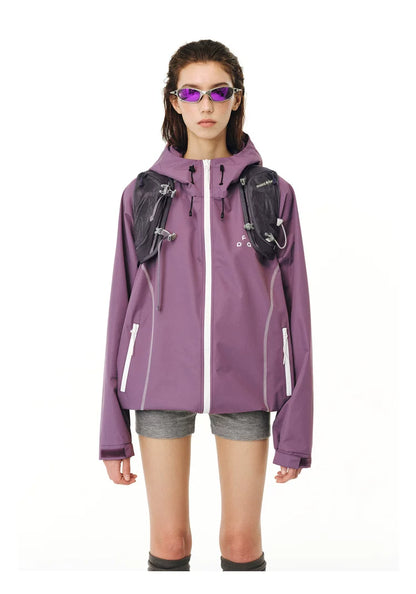 Waterproof Outdoor Jacket — worn by a model
